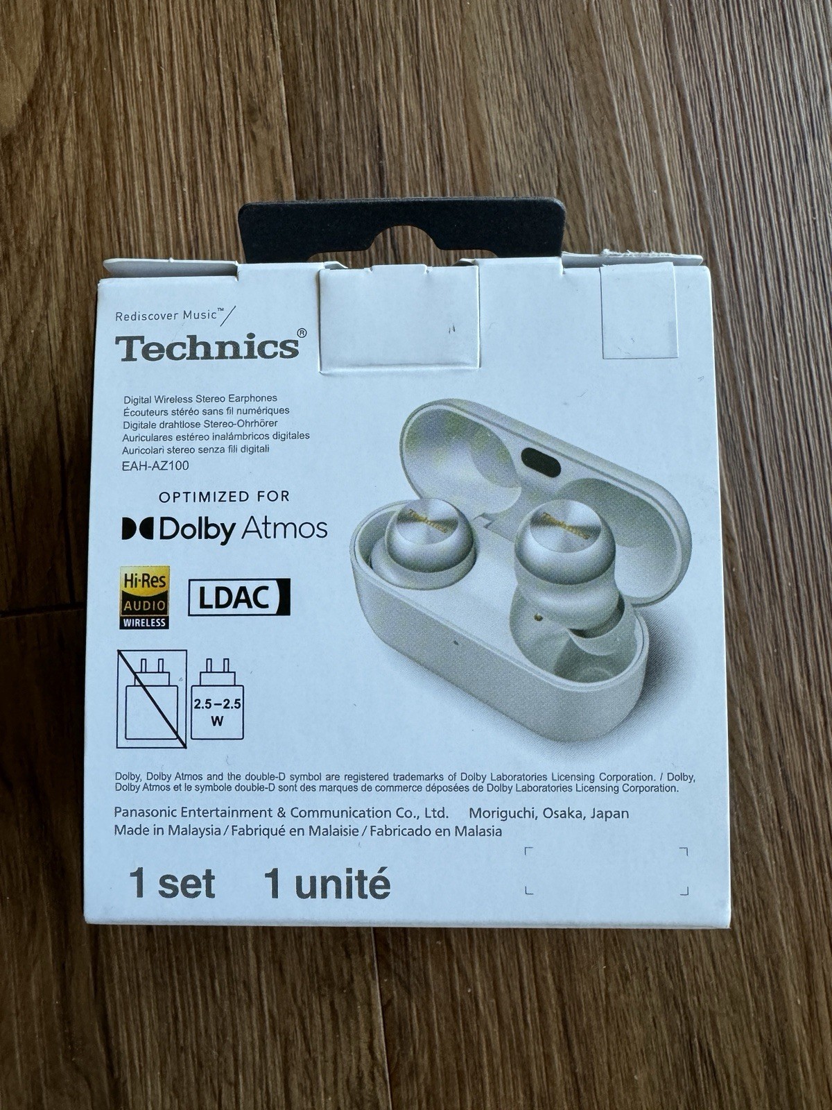 Technics AZ100 Silver Premium ANC Earbuds Dolby Atmos | Open Box