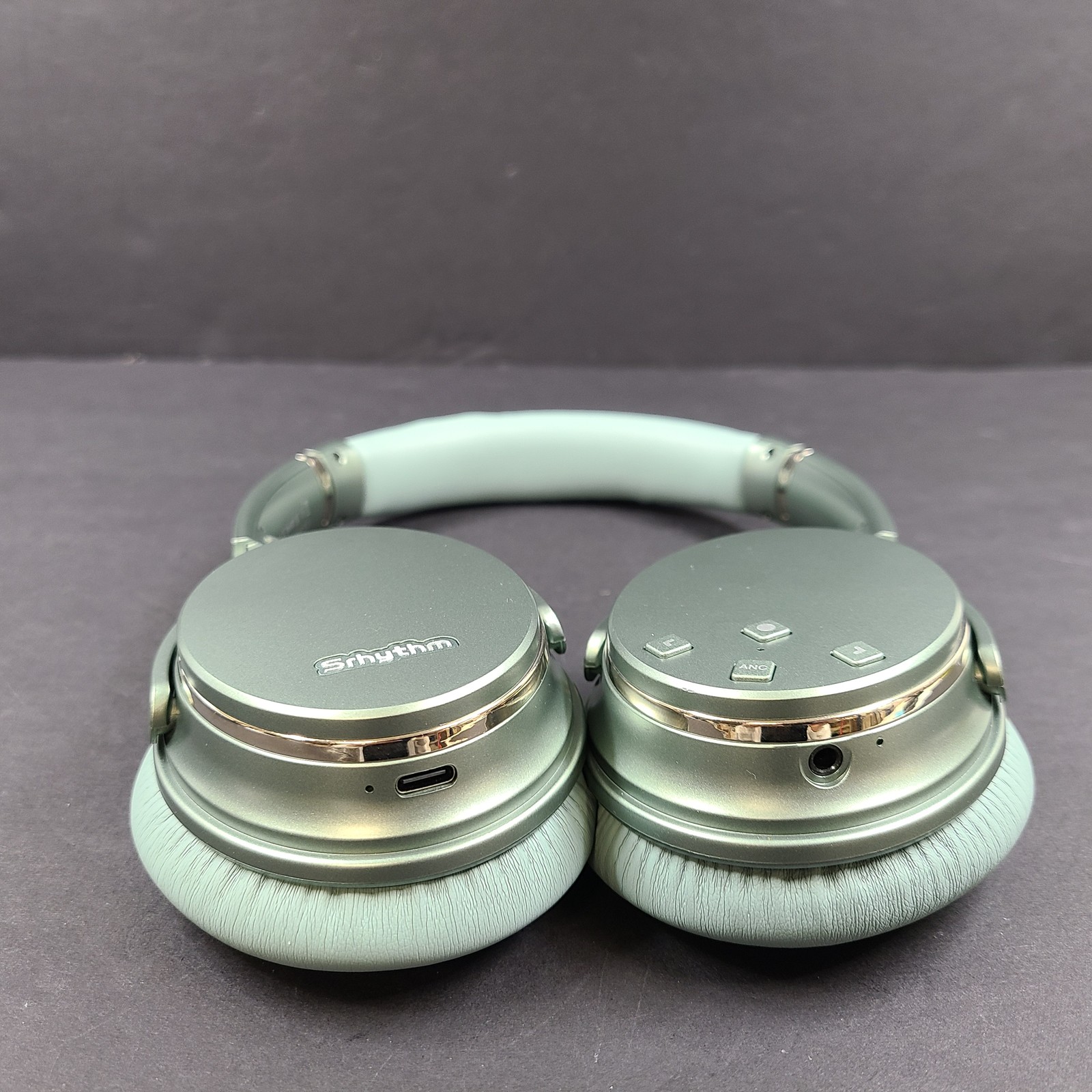 Srhythm NC35 Active Noise Cancelling Stereo Headphones – Turquoise Grade A