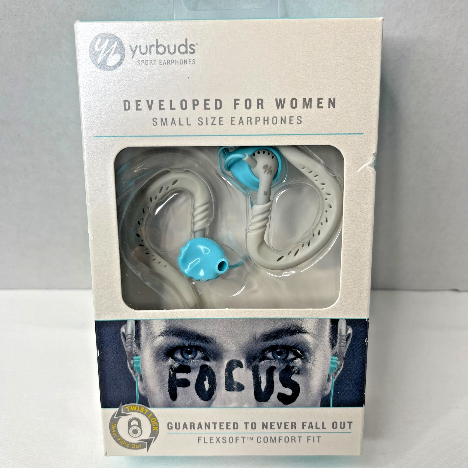 Yurbuds Sport Earbuds Women Small Fit Earphones Twist Lock New Sealed