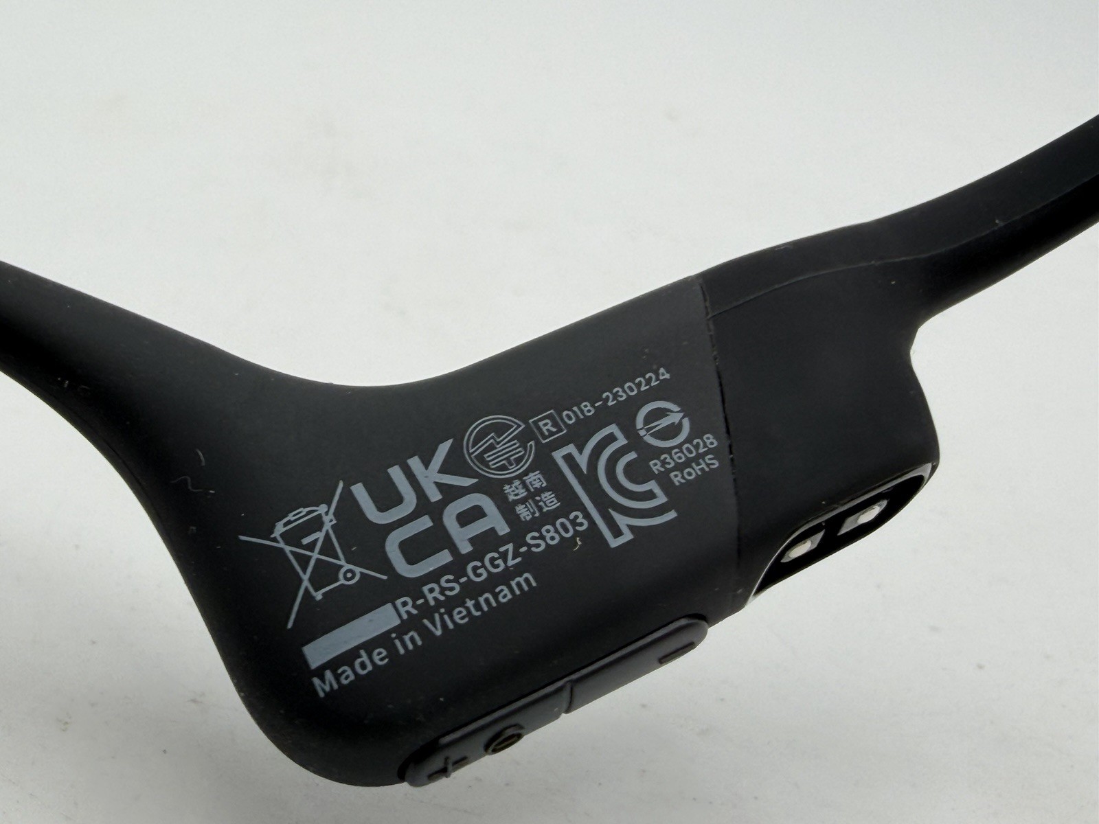 Shokz OpenRun Wireless Bone Conduction Headphones – Black (S803BK)