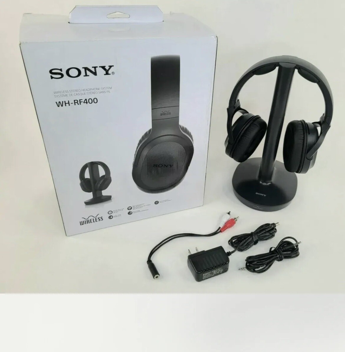 Sony RF400 Wireless Home Theater Headphones for Watching TV (WHRF400)