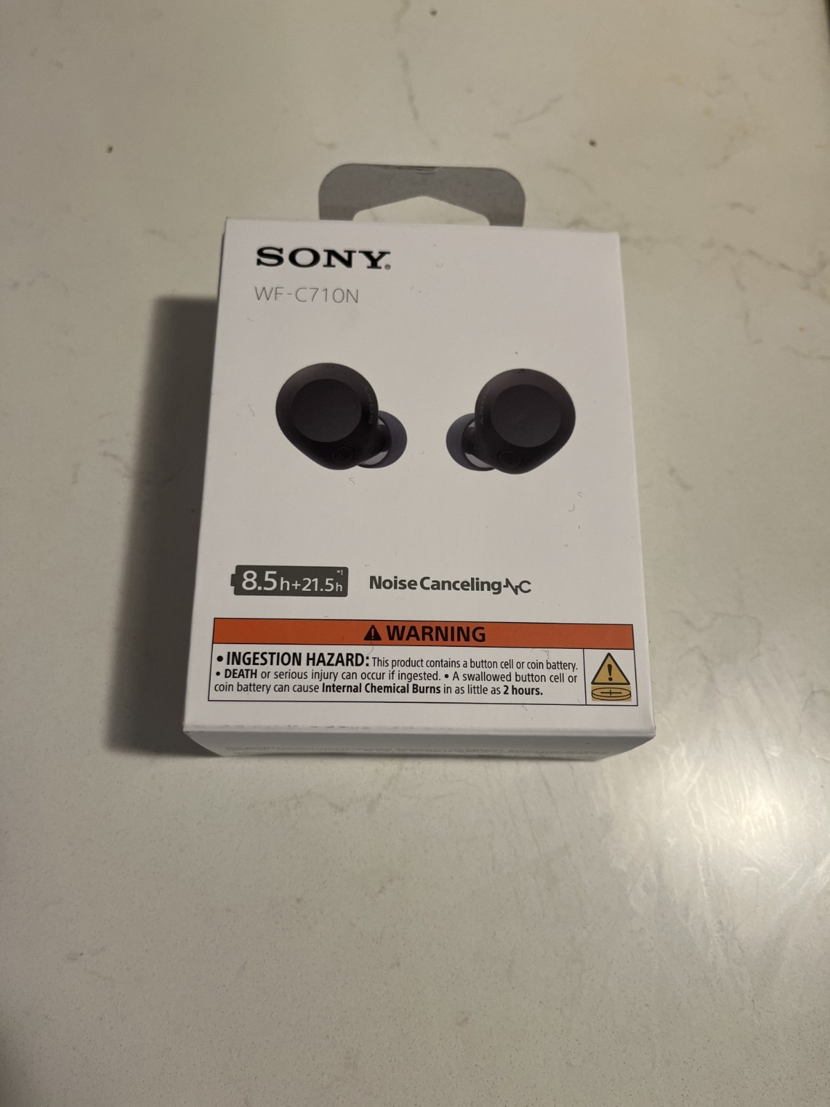 Sony WF-C710N/B Truly Wireless Noise Canceling Earbuds WF-C710N Black Headphones