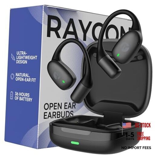 Essential Open Ear Earbuds – Headphones & Headphones – Wireless Black