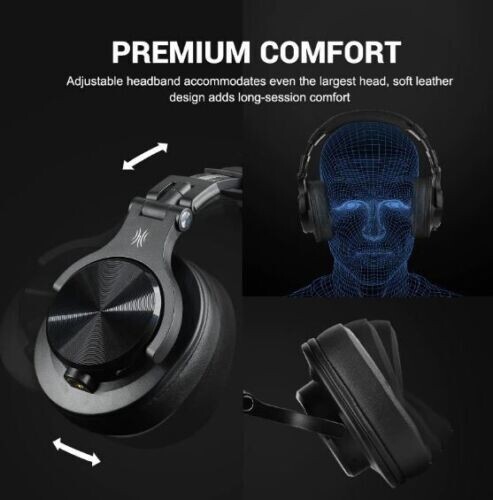 Genuine OneOdio A70 Bluetooth Over Ear Headphone Wireless/Wired (Headphone ONLY)