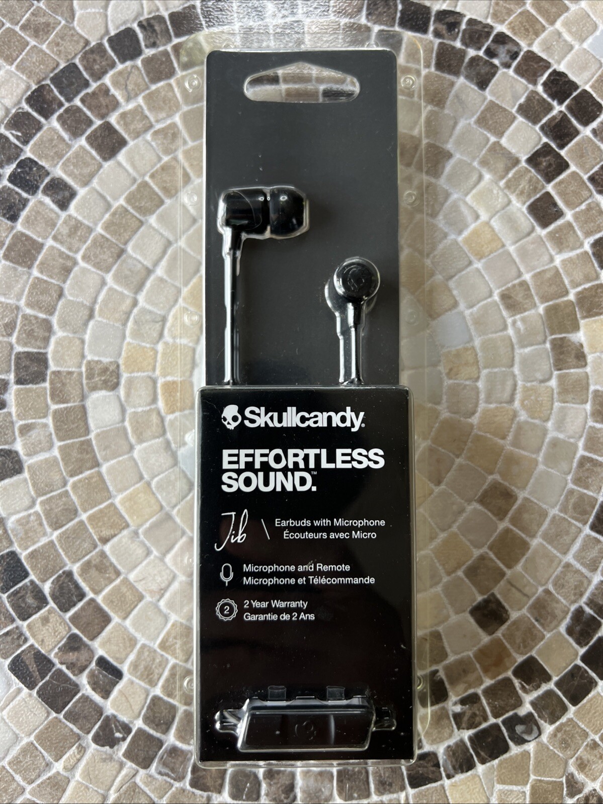 Skullcandy Jib In-Ear Earbuds With Microphone – Black