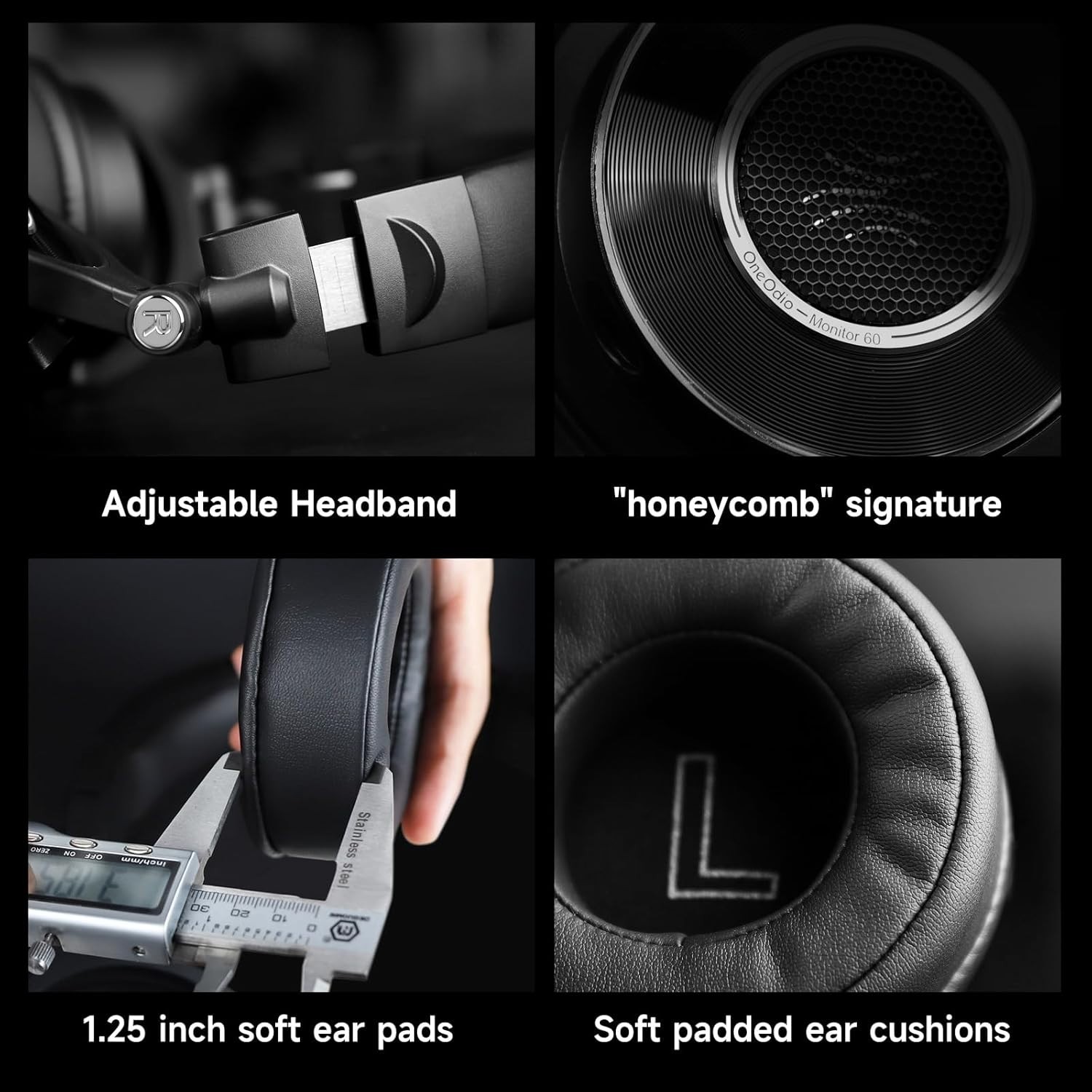 Noise-Isolating Professional Headphones for Recording, Mixing & Mastering