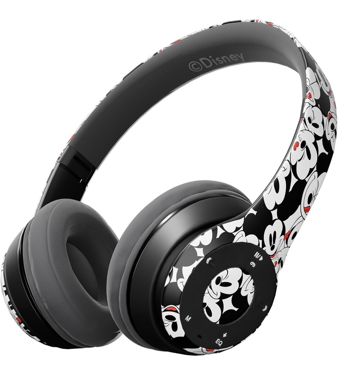 Disney Mickey Mouse Bluetooth Headphones Over The Ear Headset Built In Mic