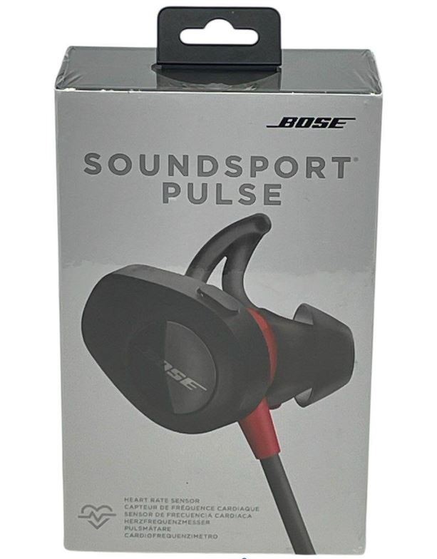 Bose SoundSport Pulse Earbuds Wireless In Ear Weather Resistant Power Red Sealed