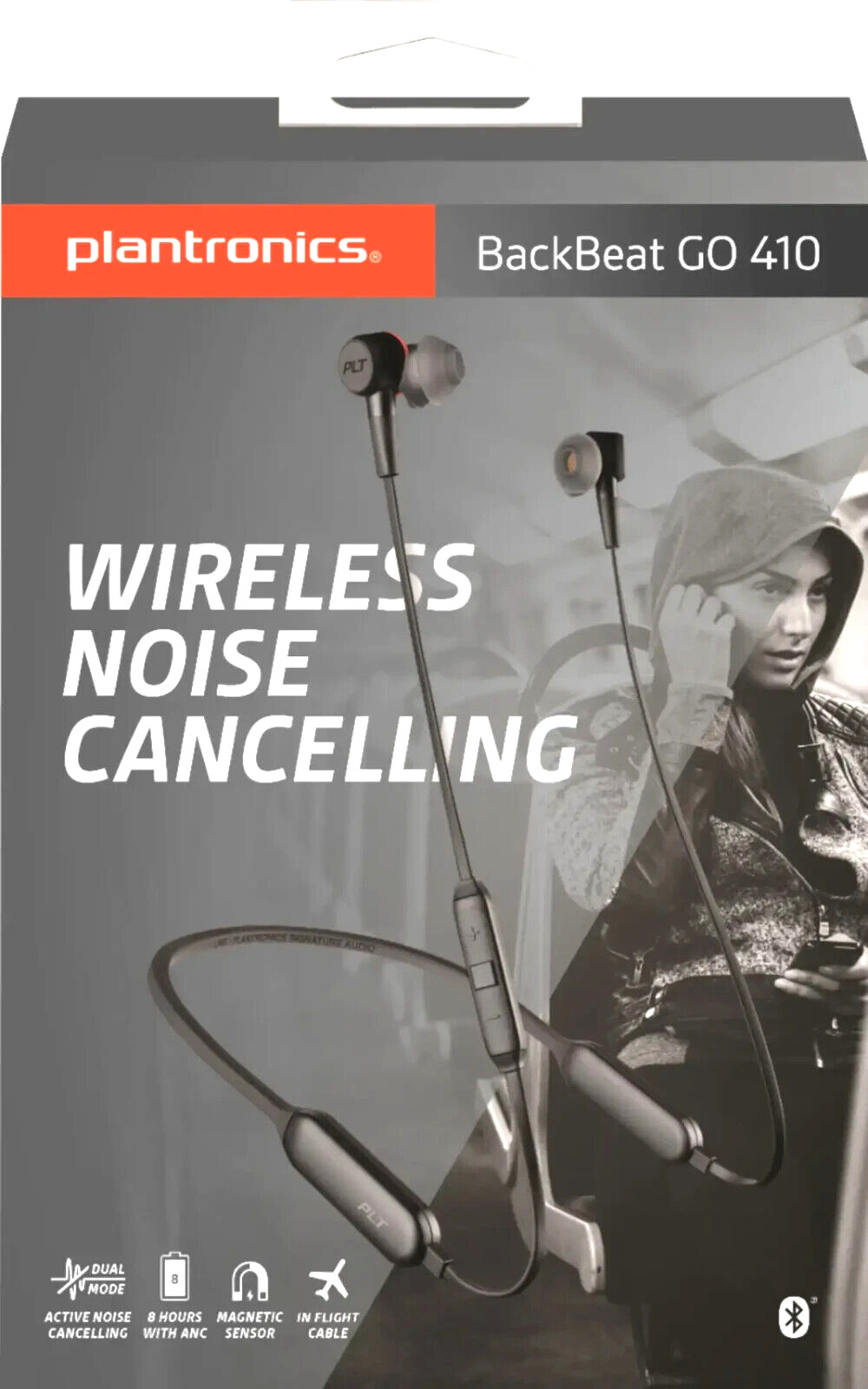 Plantronics BackBeat GO 410 In-Ear Bluetooth ANC Headphones – RETAIL