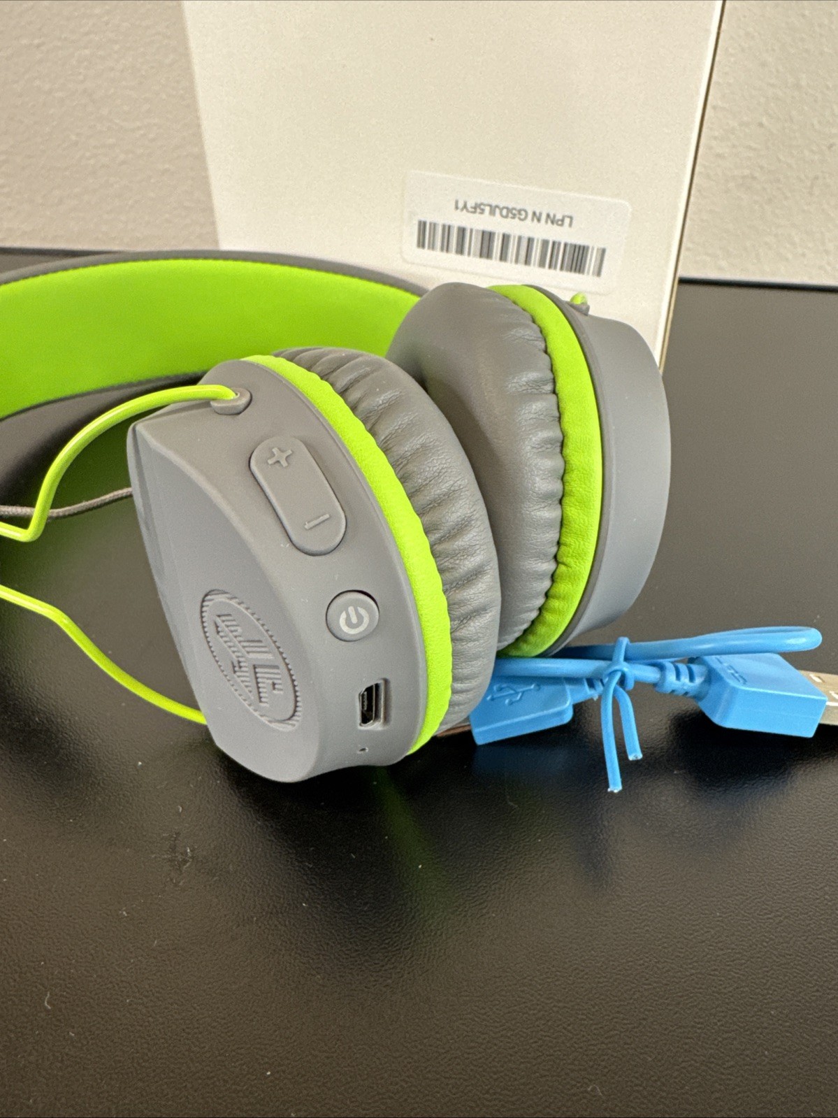 JLab Neon Bluetooth Folding On-Ear Headphones Wireless Headphones 13Hour Green