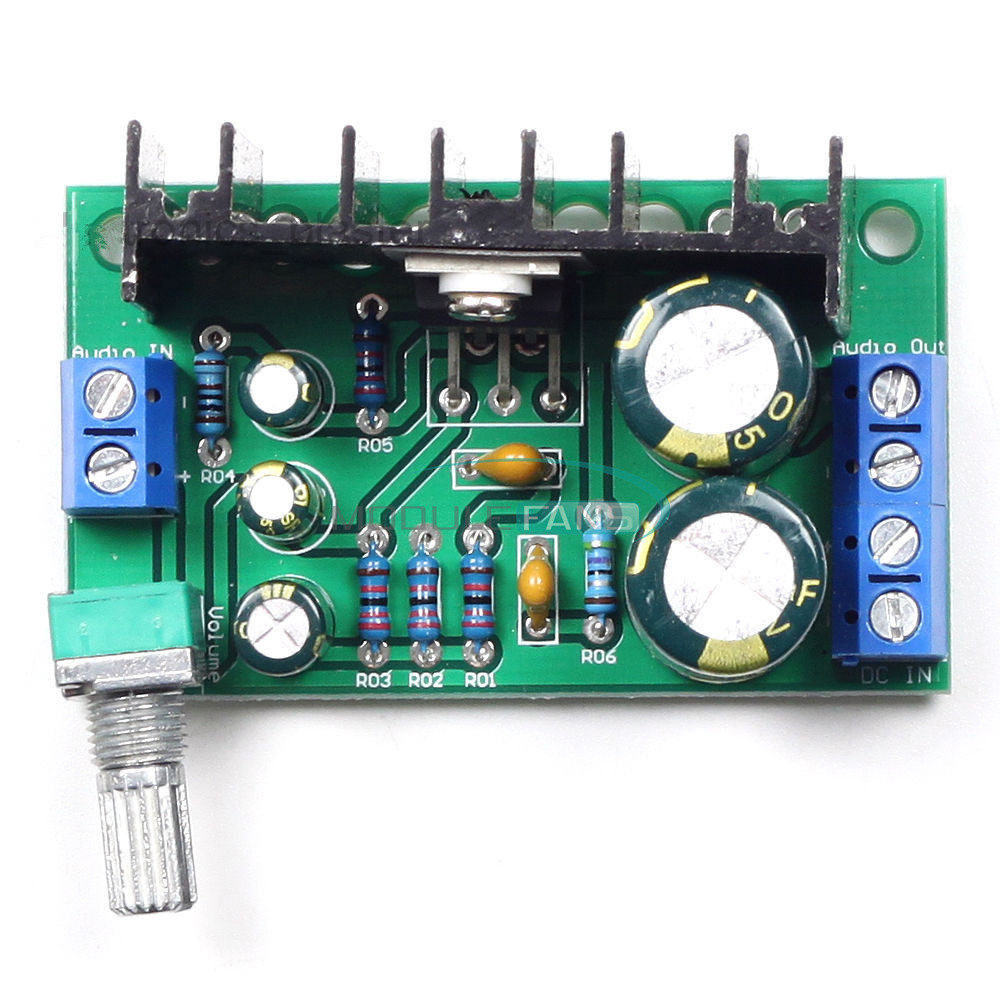 100x TDA2050 Mono Audio Power Amplifier Board Module DC 12-24V 5W-120W 1-Channel