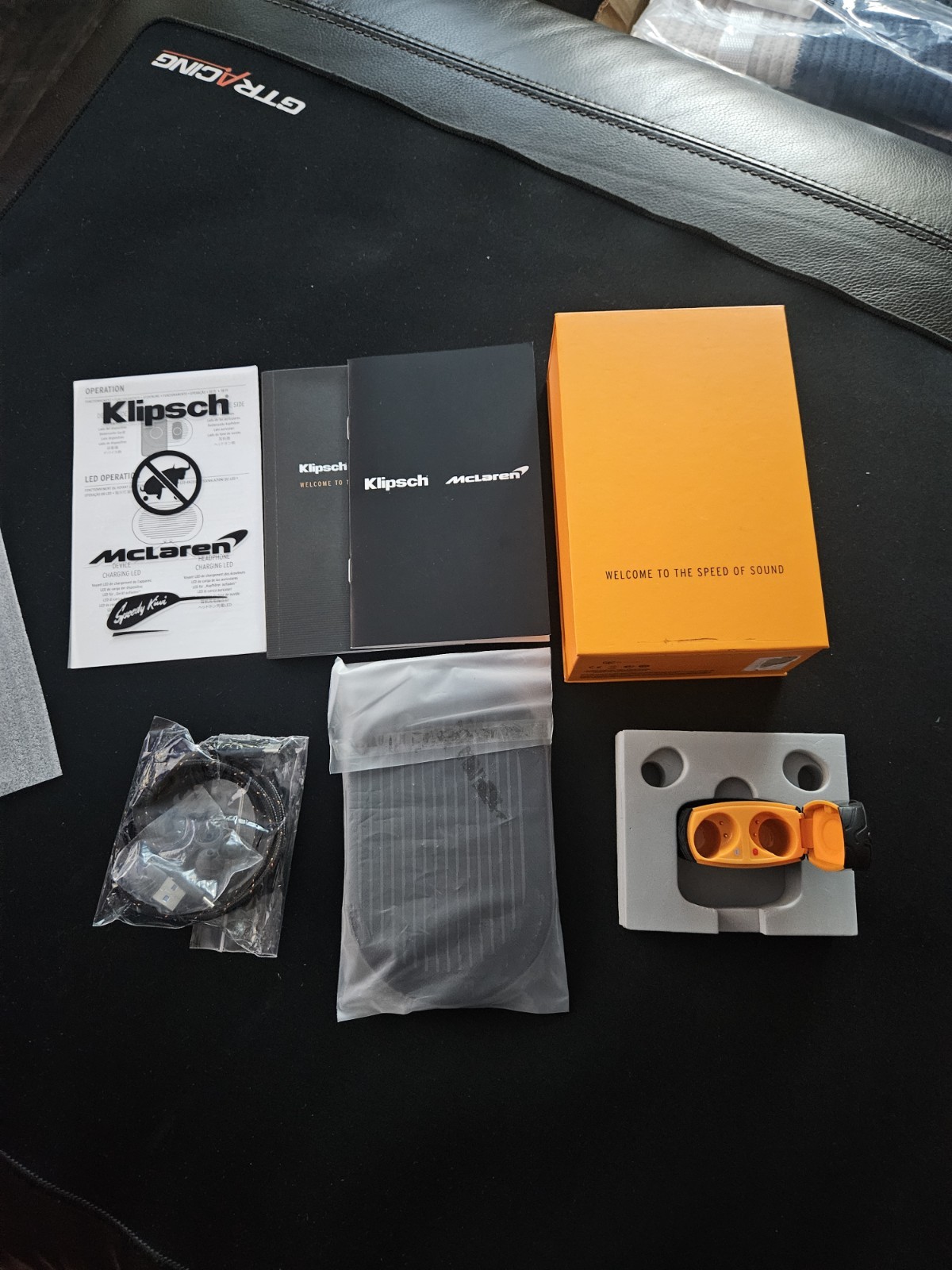 Klipsch T5 II True Wireless Sport (McLaren Edition) *NO EAR BUDS*