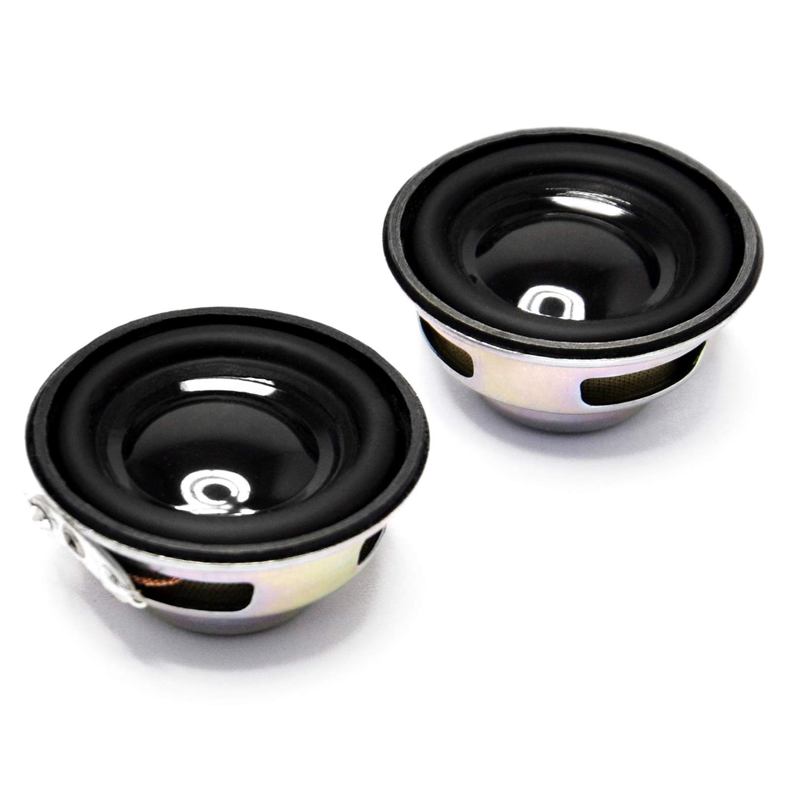 Gikfun 4Ohm 40mm Diameter 3W Full Range Audio Speaker Stereo Woofer Black
