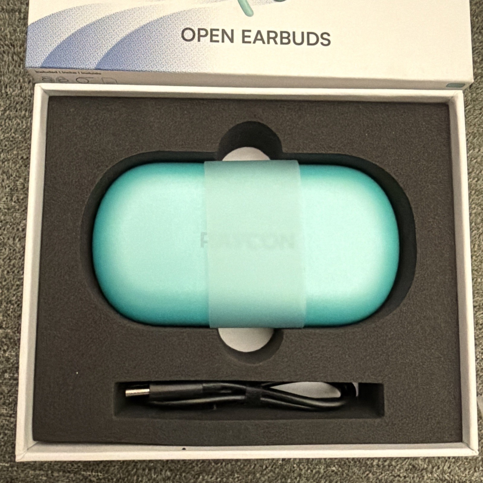 Raycon Everyday Open Earbuds Plus True Wireless Bluetooth Headphones Cool Mint