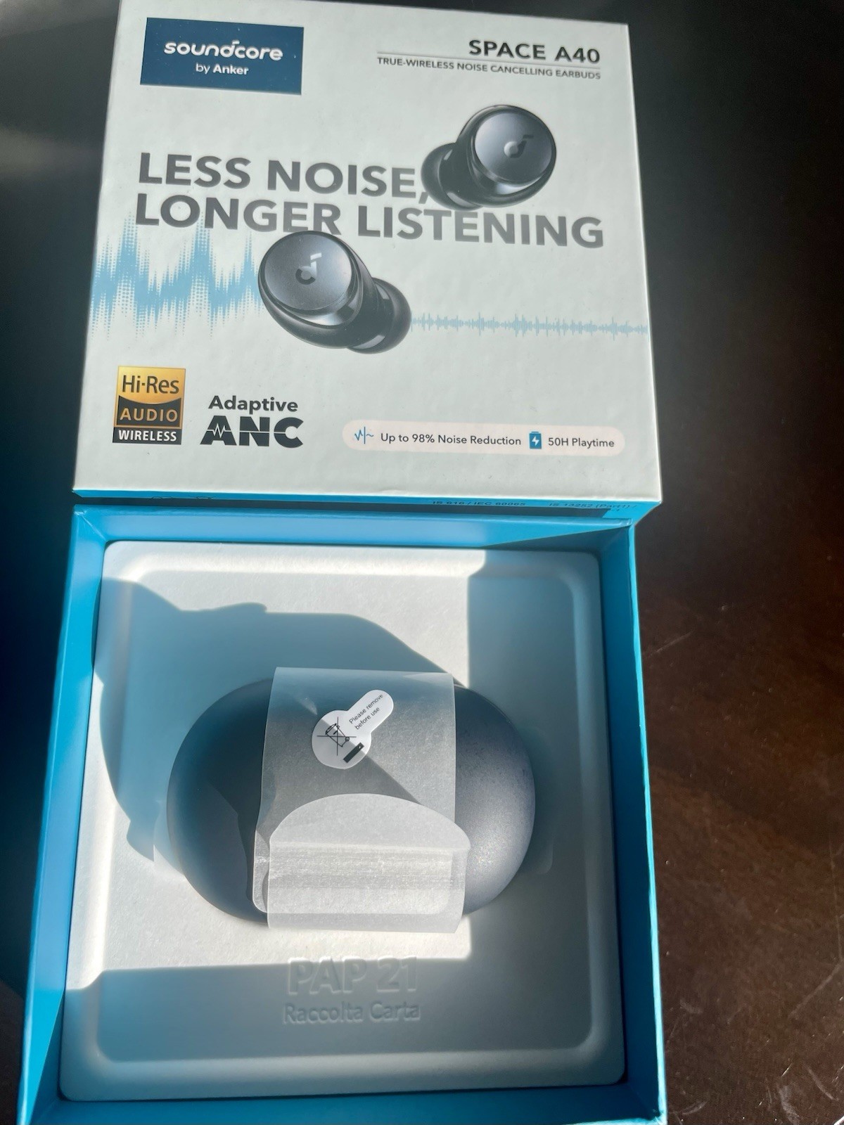 Soundcore Space A40 Wireless Earbuds Adaptive – Blue (AKA3936)