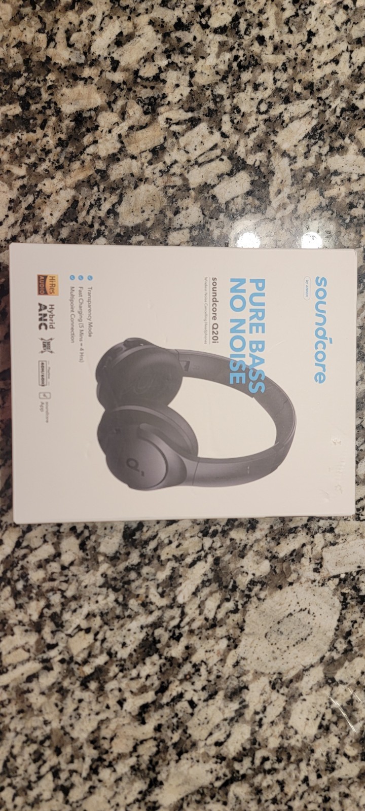 Soundcore Q20i Over Ear Hybrid Active Noise Cancelling Headphones – Black