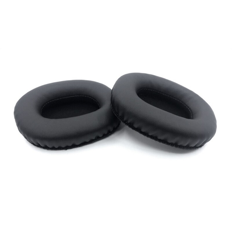 Replacement Ear Pads Earpads Protein Leather Earcap for Monitor Headset