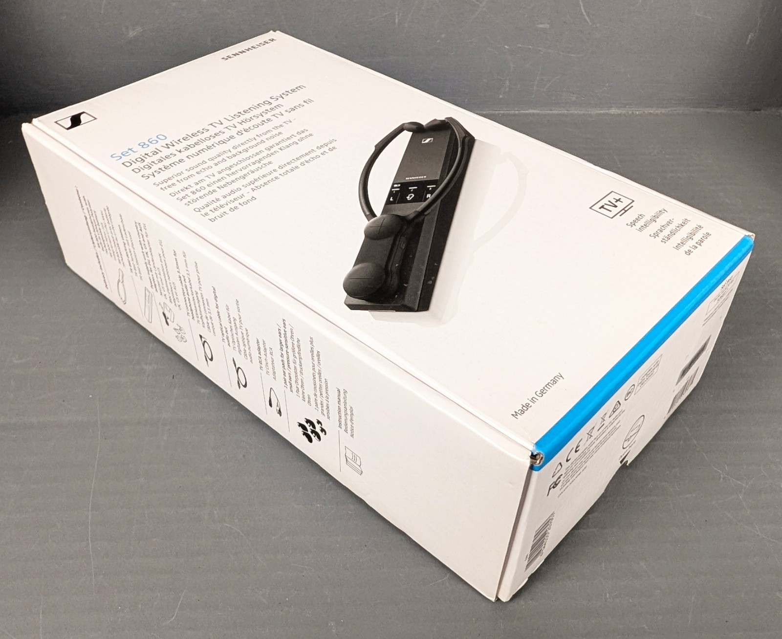 BRAND NEW Sennheiser Set 860 Digital Wireless TV Listening System NIB Must See!
