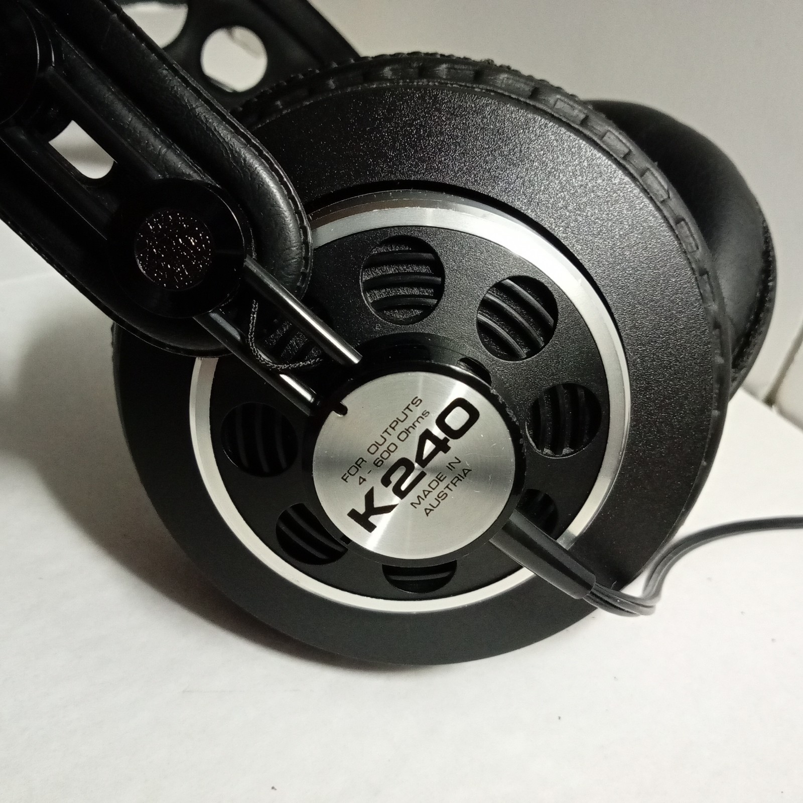 Vintage 70s AKG K240 Sextett 4-600 Ohms Stereo Headphones Made in Austria Tested