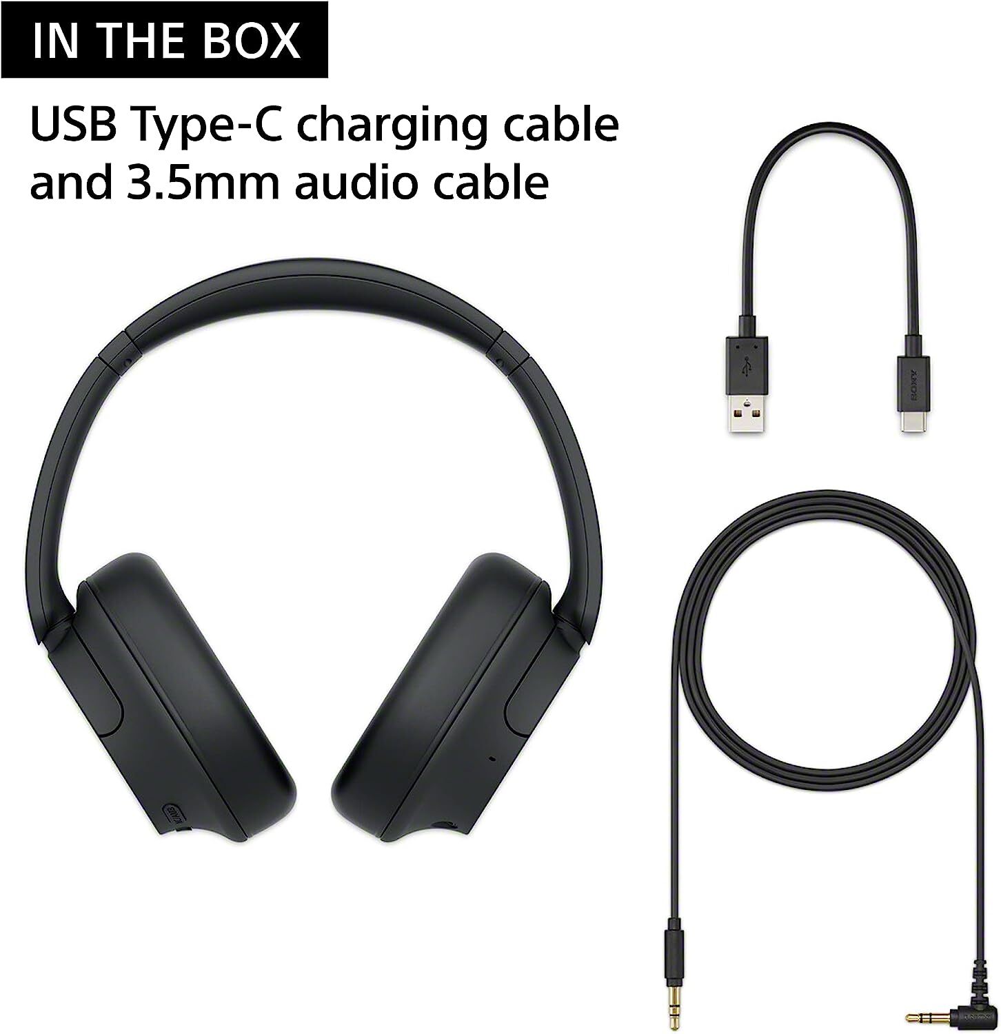Sony WH-CH720N Bluetooth Wireless Over-Ear Noise-Canceling Headphones – Black