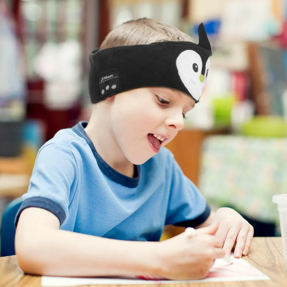 Kids Bluetooth Headband Headphones Wireless Sleep Earphones Music Headband Cute