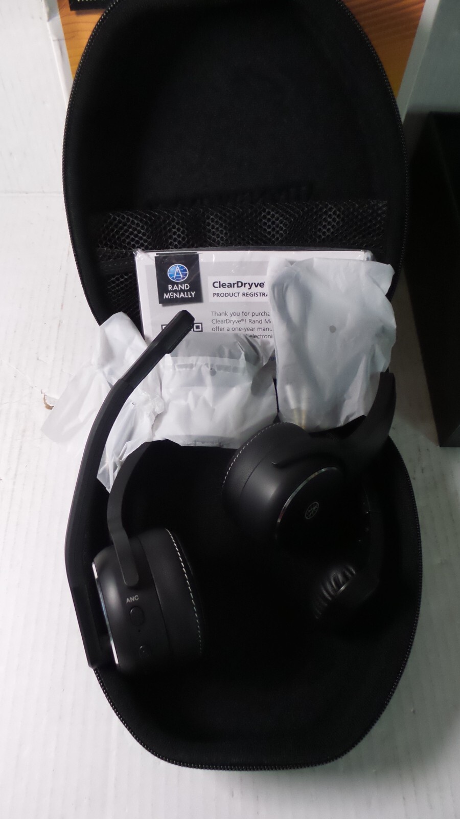 Rand McNally ClearDryve 210 Premium 2-in-1 Wireless Headsets Headphones