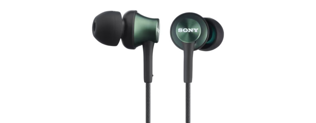 Genuine Sony MDR-EX450 In-ear Headphones, Green