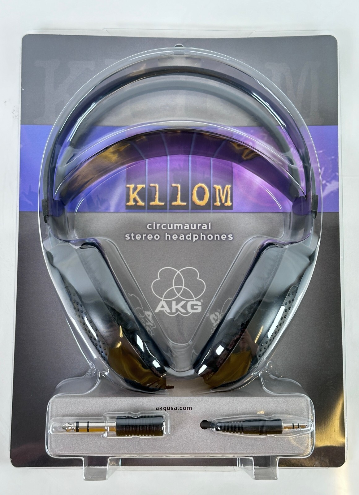 (New Old Stock) Vintage AKG Circumaural Stereo Headphones K110M
