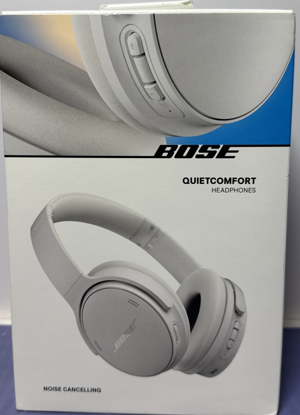 Bose QuietComfort Wireless OverEar Active Noise Canceling Headphones White Smoke