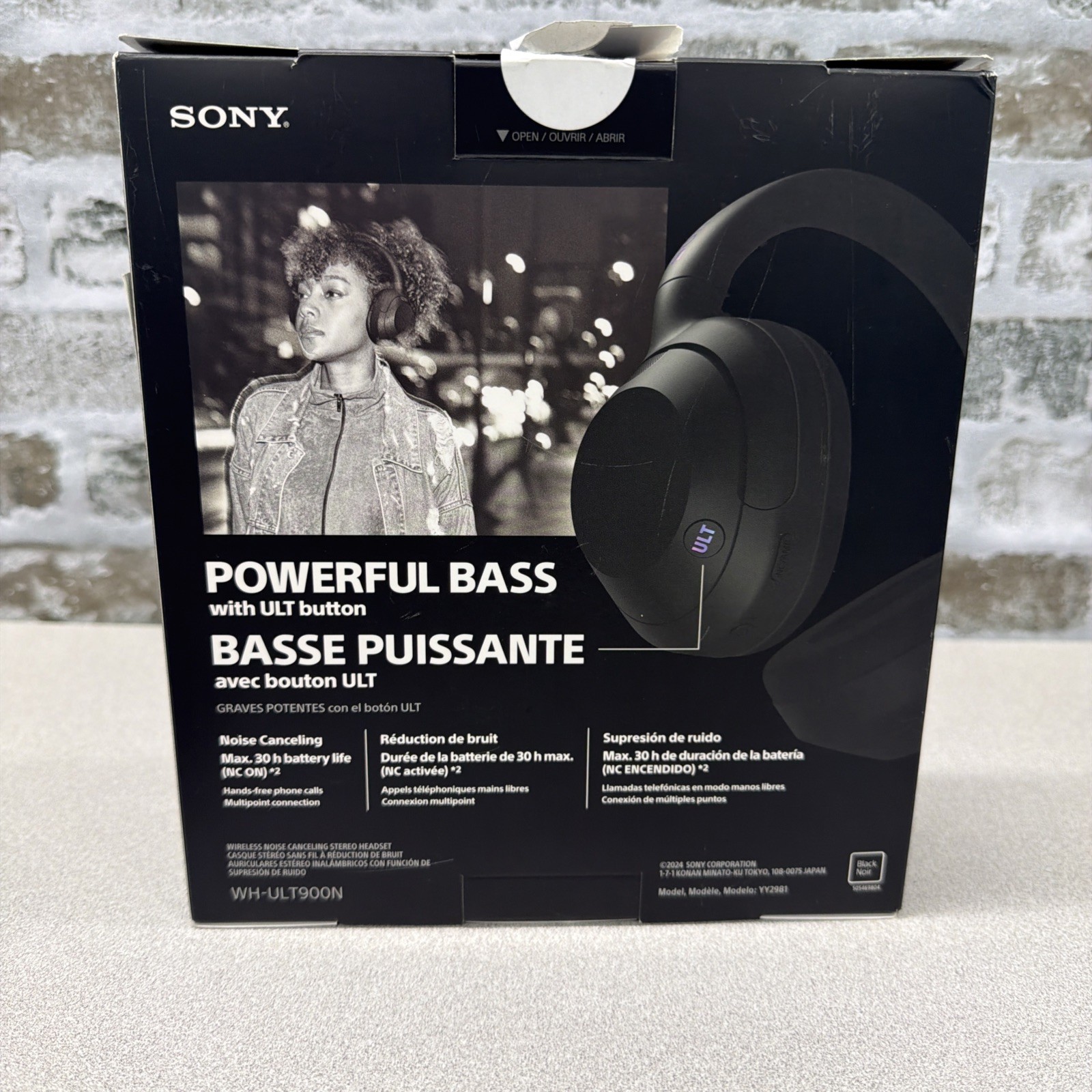 Sony WH-ULT900N/WZ ULT Wear Wireless Noise Canceling Headphones Open Box