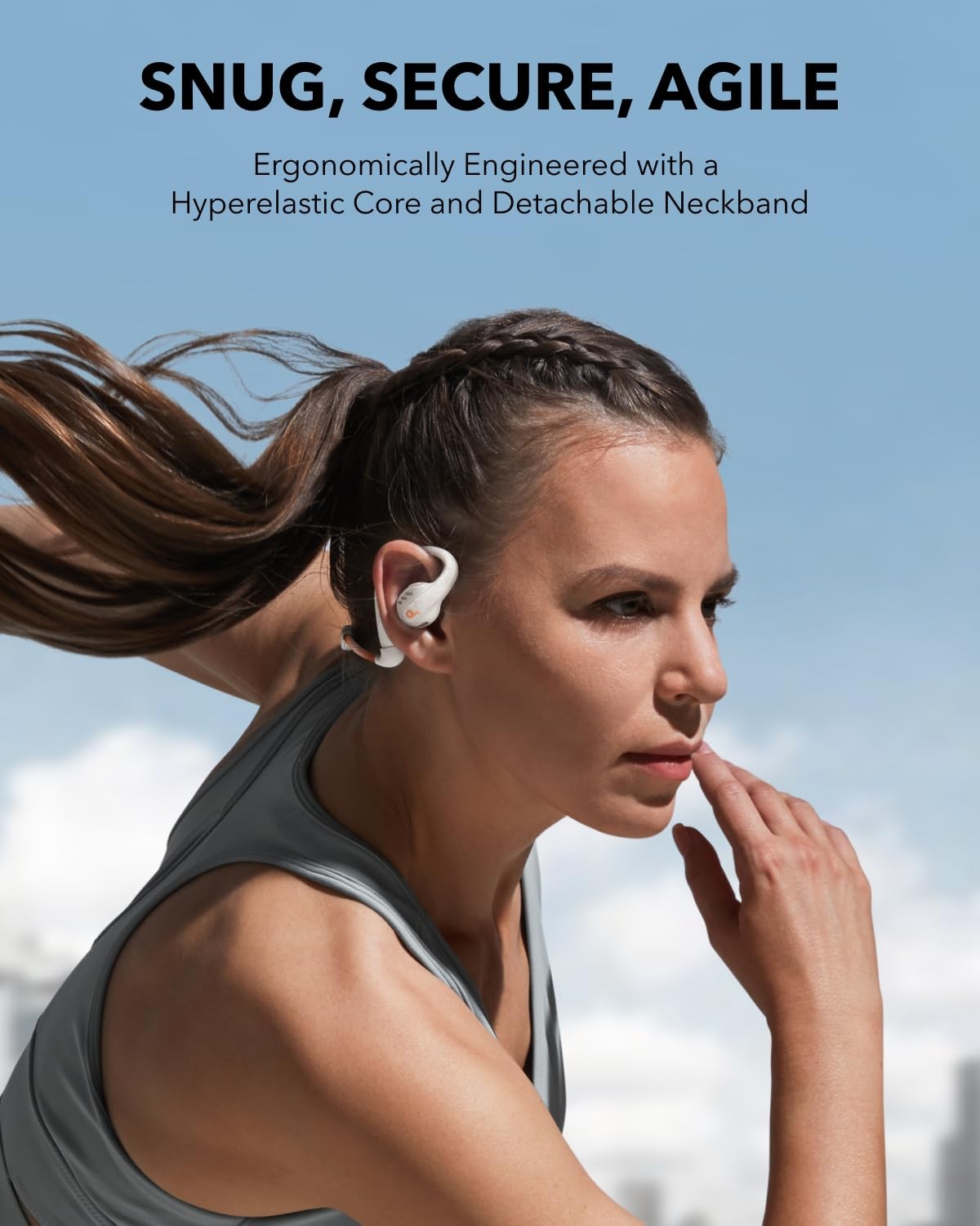 Soundcore By Anker Aerofit Pro Open-Ear Headphones Ultra Comfort Secure Fit