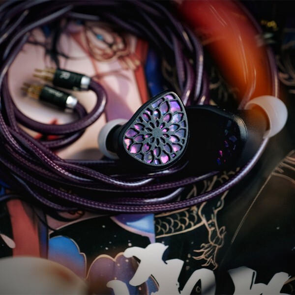 NEW TANGZU “Zetian Wu” The Legend HiFi IEM 12.5 Ohm black purple From Japan F/S