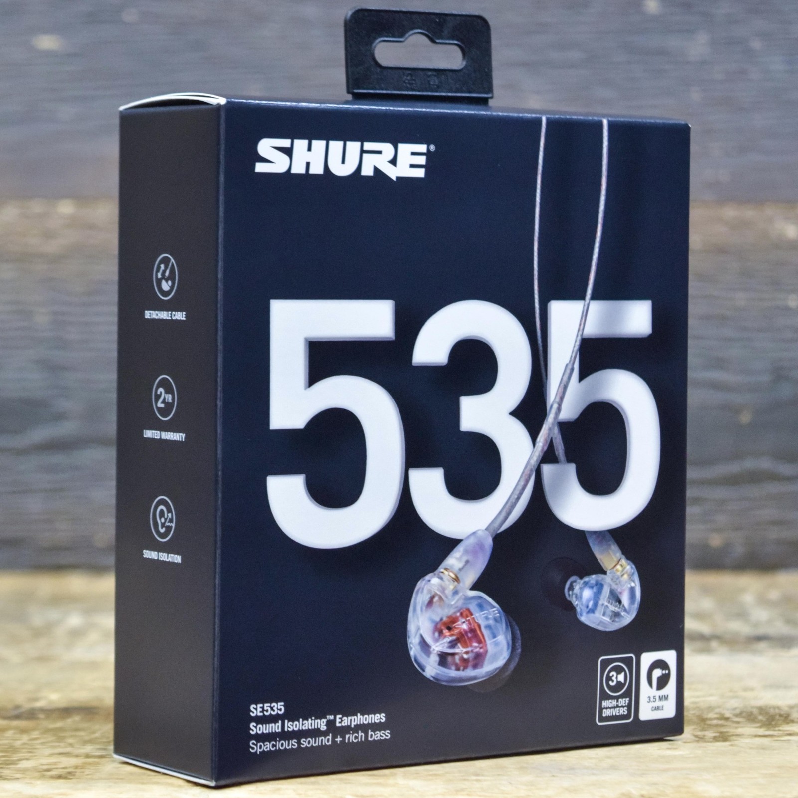 Shure SE535-CL Professional Sound Isolating Earphones High-Definition Drivers