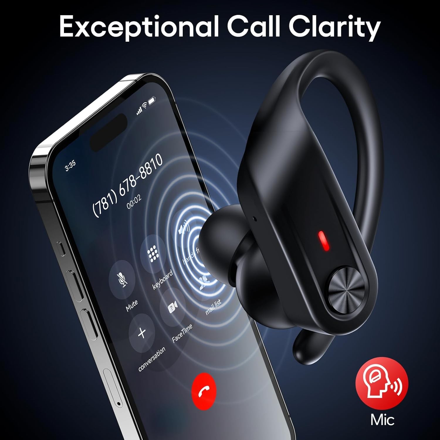 Hybrid Active Noise Cancelling Wireless Earbuds 80 Hrs Playtime Hi-Res Stereo