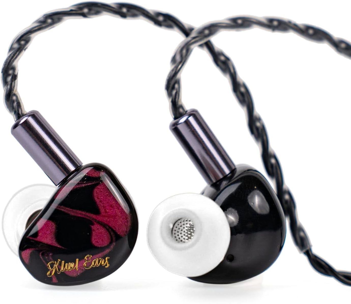 Kiwi Ears Cadenza in Red – 10mm Beryllium Driver Earbuds with Features