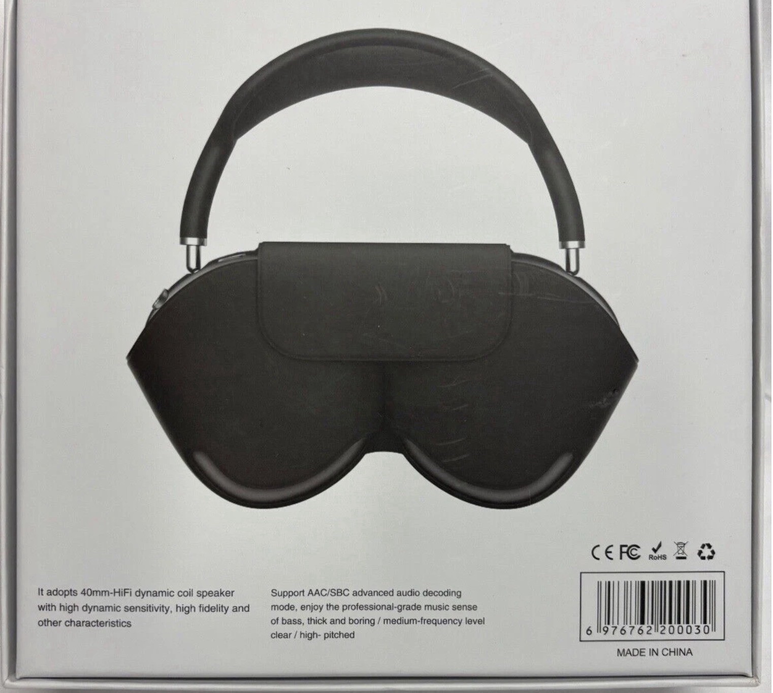 Unbranded ROHS Headphones Ear Cups With Case -Brand New!