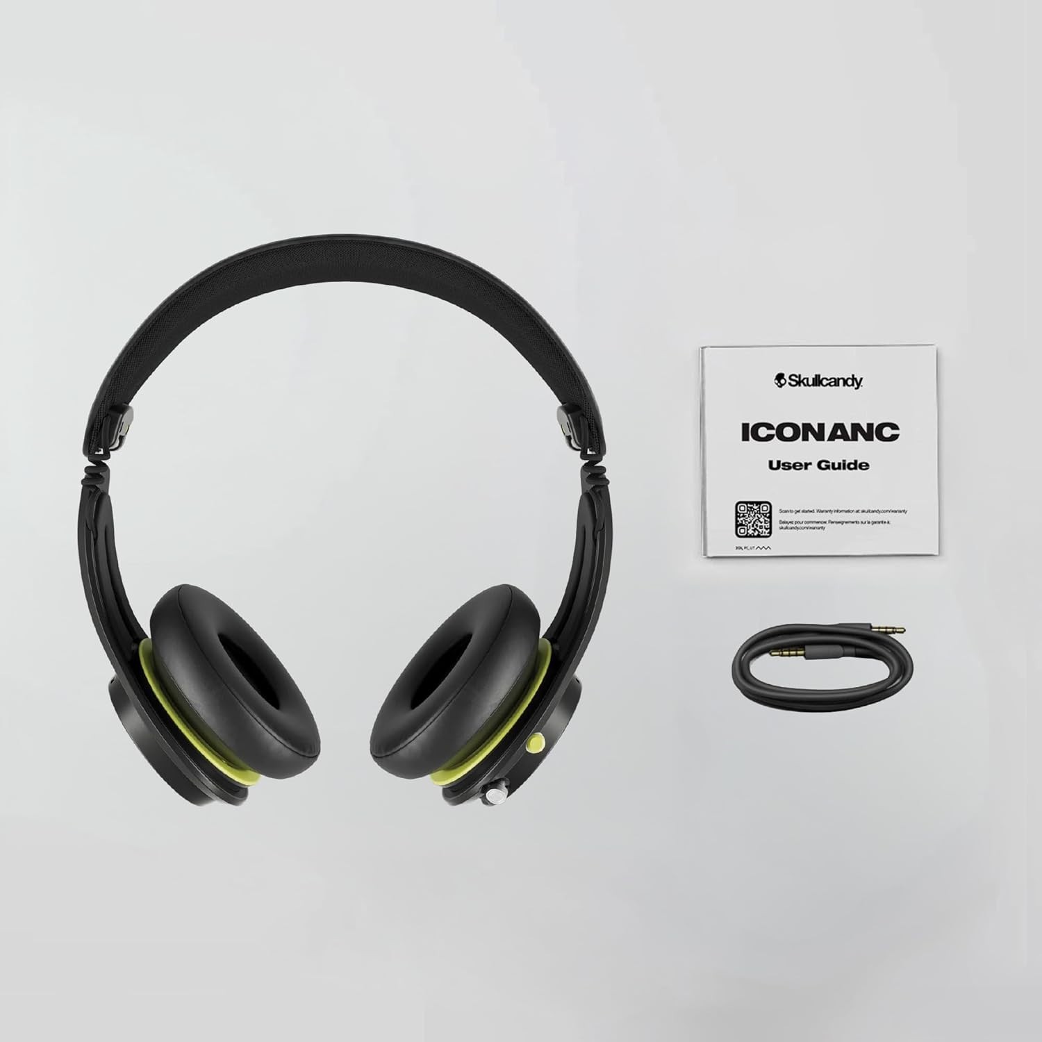 Skullcandy® Icon ANC Bluetooth® On-Ear Headphones with Microphone (True Black)
