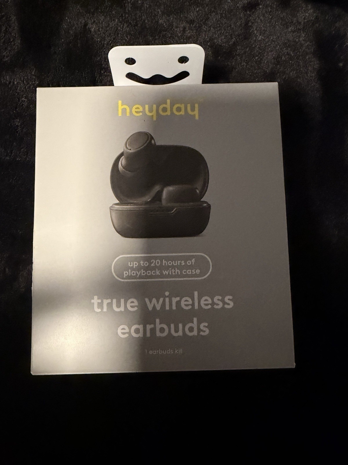 Heyday True Wireless Bluetooth Earbuds Black USB-C Rechargeable Battery