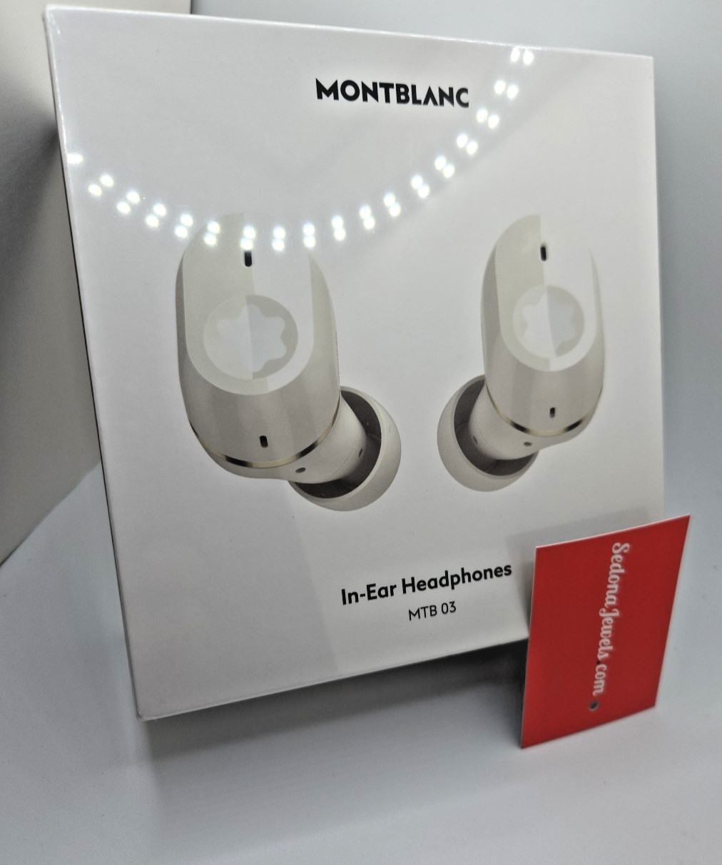 SEALED – Montblanc MTB 03 Headphones 135495 works with iPhone iPad earbuds