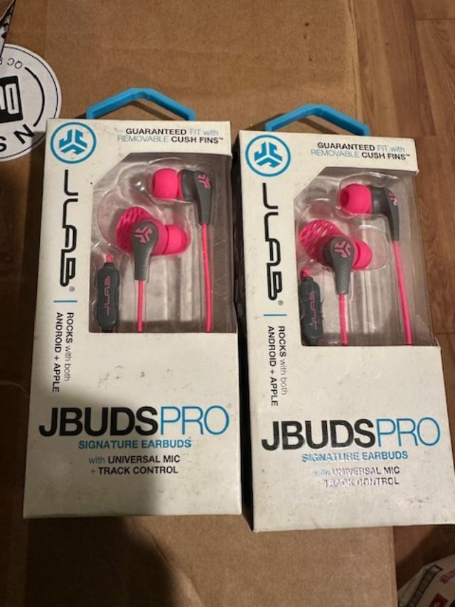 BRAND NEW JLab Audio JBudsPRO Premium In-Ear Earbuds, Headphones w/ Mic,