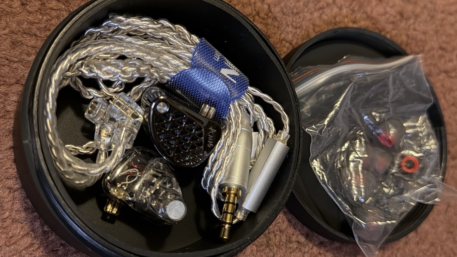 12 IEM Earbud Lot Fosi IM4 Penon Fan 3S Shanling ME600 Unicrom ISN Neo 1 KZ CCA