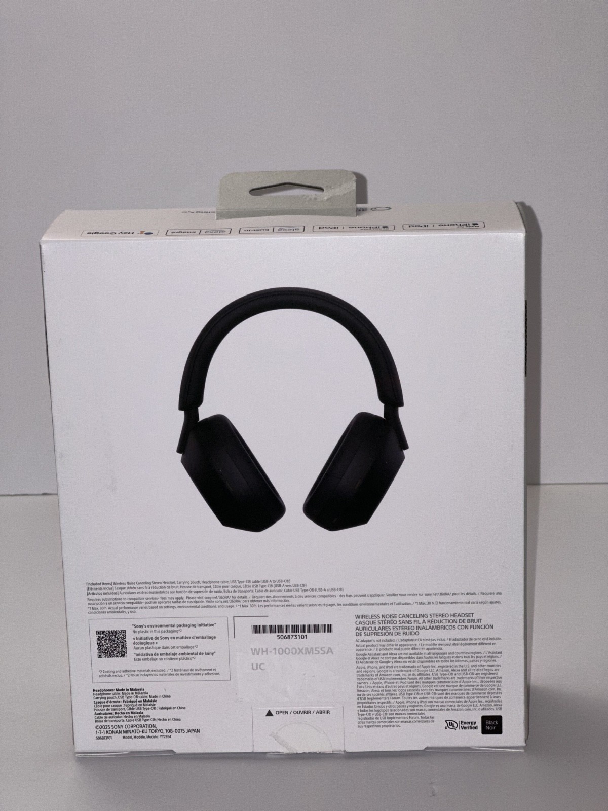 Sony WH-1000XM5/SA Wireless Noise Canceling Over-Ear Headphones New W/open Box