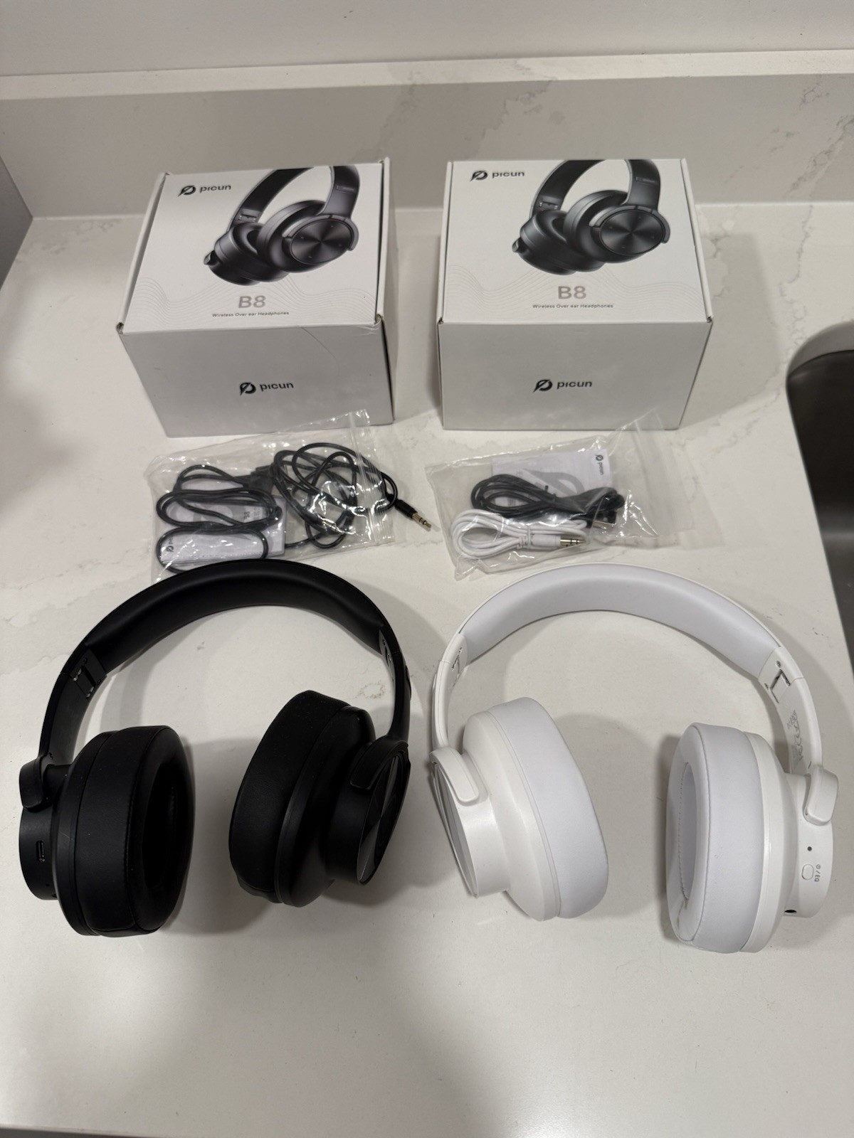 Pair (set of 2) of PICUN B8 Wireless Bluetooth Headphones