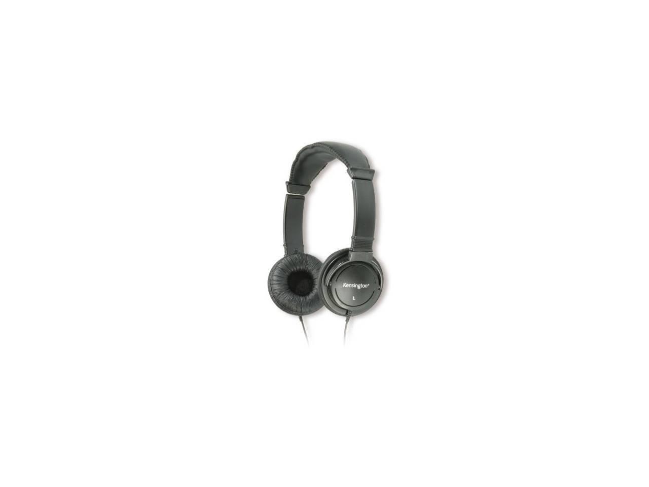 Kensington Black K33137 3.5mm Connector Circumaural Hi-Fi Headphones – Bulk Pack