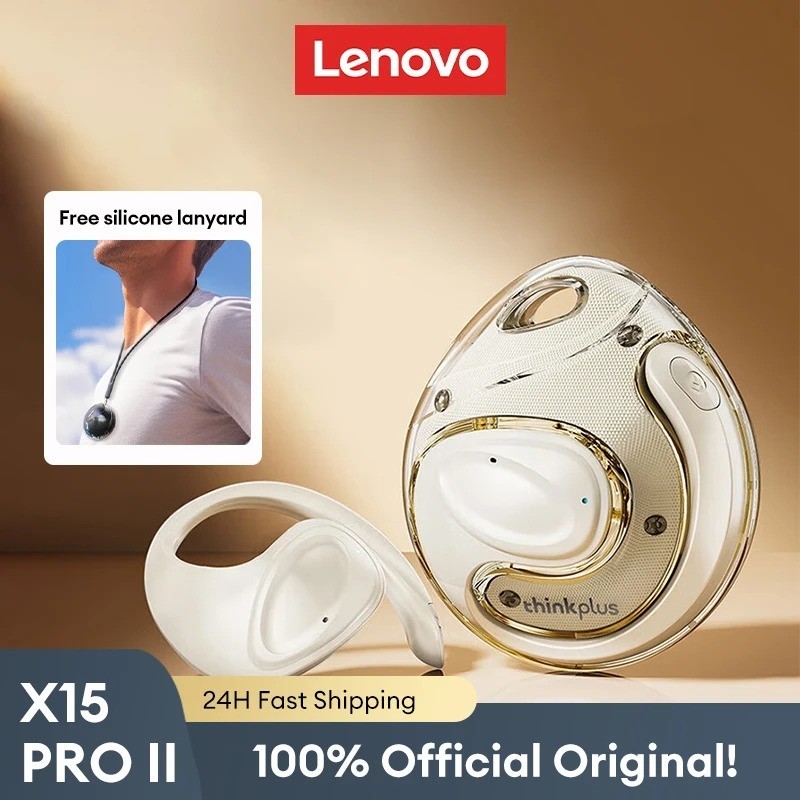 Lenovo X15 Pro II OWS Earphones Bluetooth 5.4 Earbuds On Ear Sports Headphones