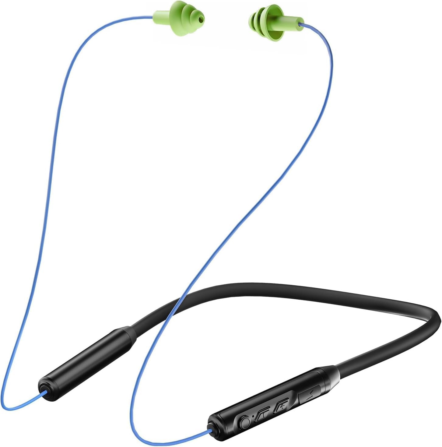 MIPEACE Bluetooth Earplug Headphones, Neckband Wireless Earbuds Green