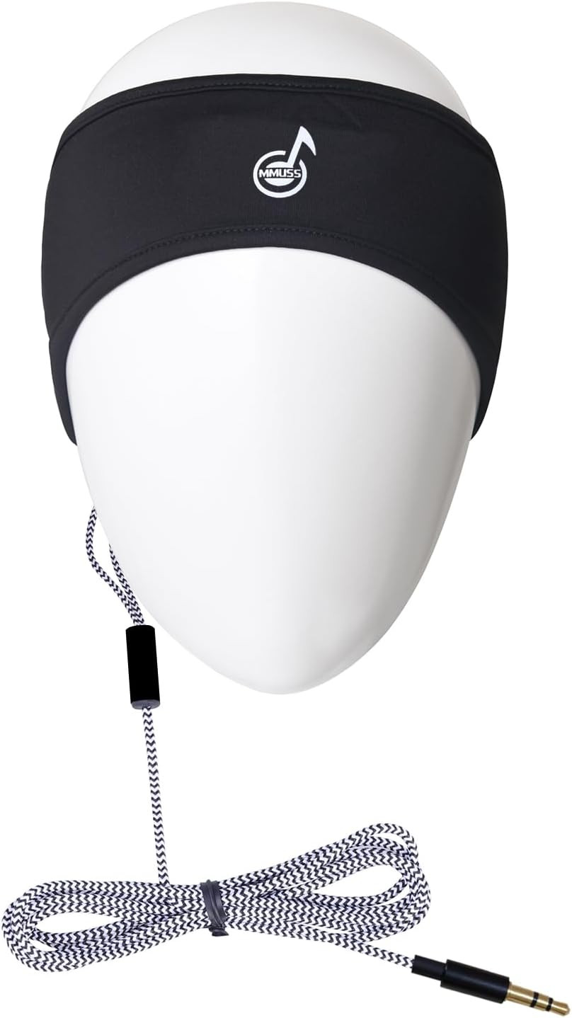 Sleep Headphones Stereo with Headband with Ultra Thin Speakers.Perfect for Side