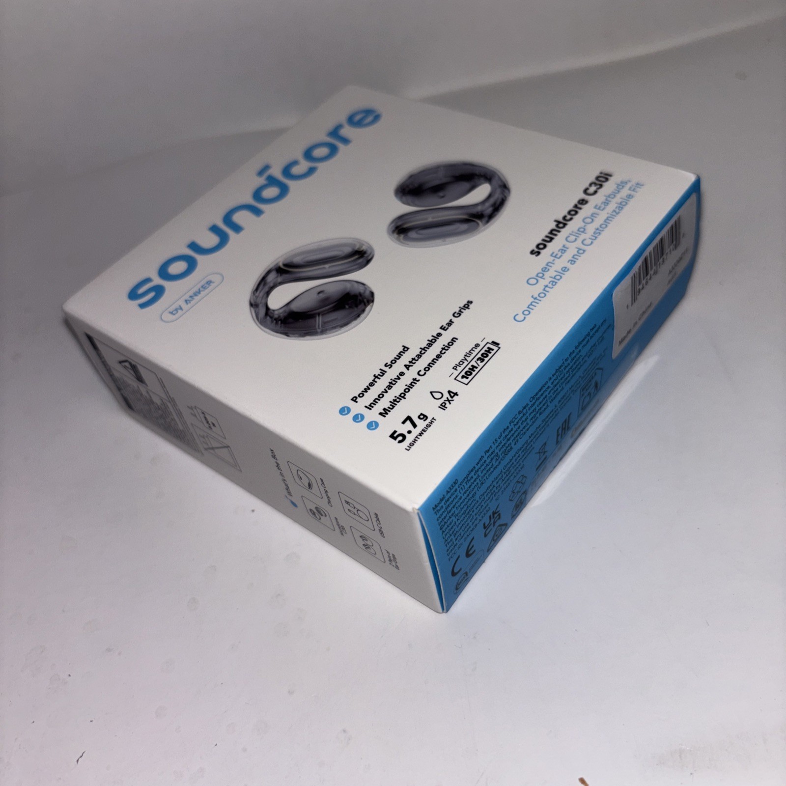Soundcore C30i Open-Ear Clip-On Earbuds by Anker Fast Shipping! Sealed! New!