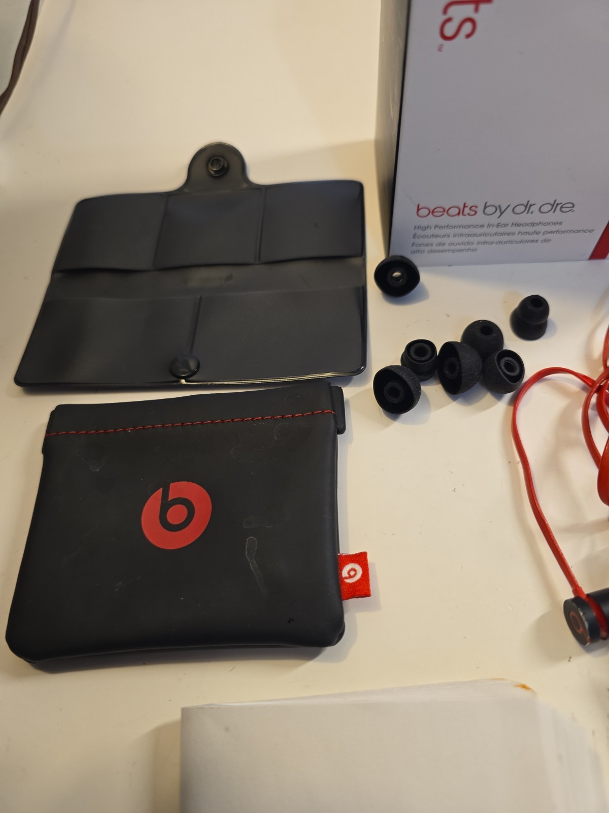 Beats by Dr. Dre urBeats Wired Earbud Headphones – Red/Black Untested