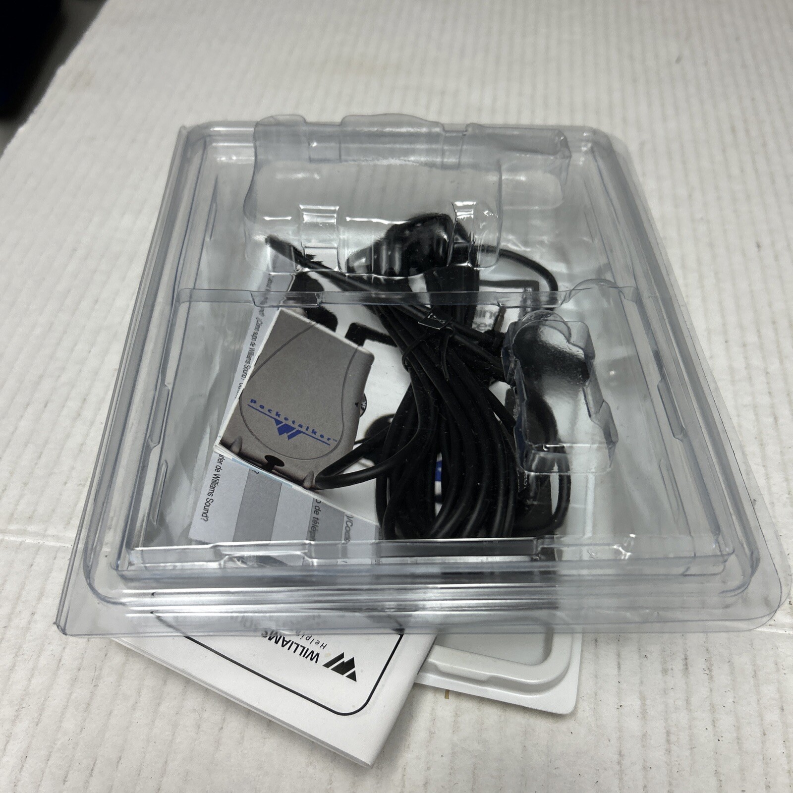 Williams Sound Pocketalker Ultra Personal Sound Amplifier With Box